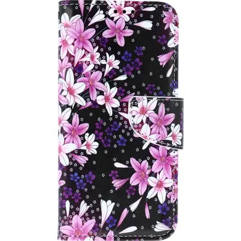 Pouzdro na mobilní telefon Pouzdro Samsung A15 knížkové Lilie (kryt neboli obal na Samsung A15)