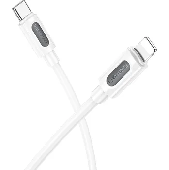 Datový kabel Borofone BX114 Structure USB-C - Lightning PD 27W 1m bílý