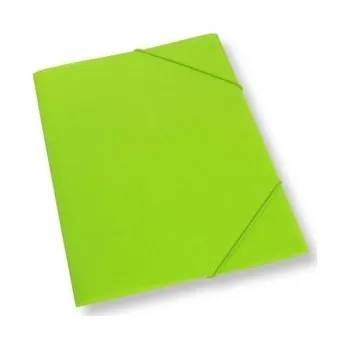 Set školních potřeb Teczka A4 z gumką plastikowa jasnozielona