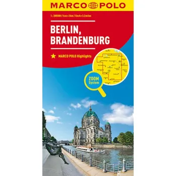 MARCO POLO Karte Berlin, Brandenburg. Berlin, Brandenbourg