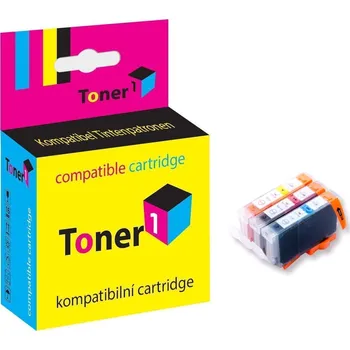 Cartridge Canon CLi-8CMY - CLi8CMY kompatibilní azurová/purpurová/žlutá Toner1