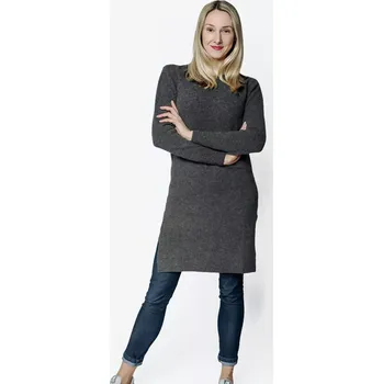 Dámské šaty Dámské šaty Kašmír Antracit L