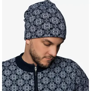 Čepice Pánská vlněná čepice WOOLIFE STAR Blue