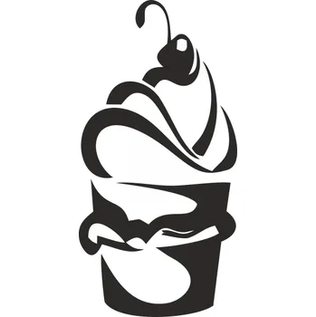 Obraz Samolepka na stěnu Drukant W-K071_100 Cupcake 100x50 cm