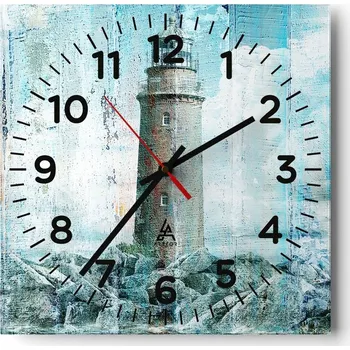 Hodiny Nástěnné hodiny do obýváku 40x40 Abstrakce Tiché hodiny Skleněné hodiny Bez hlučnosti