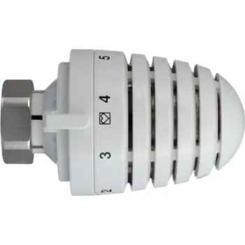 Hlavice pro radiátor HERZ PORSCHE DESIGN termostatická hlavice „H“ M30x1,5 s připojovacím závitem, s kapalinovým čidlem (hydrosenzorem)