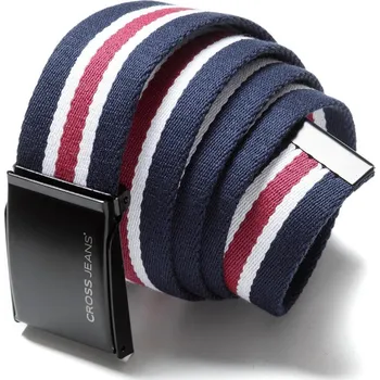 Opasek Pánský opasek Cross Jeans BELT 0563K-554 Tricolor Délka: 95