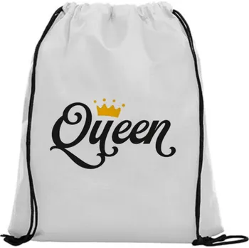 Sportovní vak Vak na záda - Queen Černá