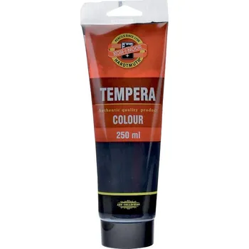 Speciální výtvarná barva Temperová barva KOH-I-NOOR 250ml čerň kostní