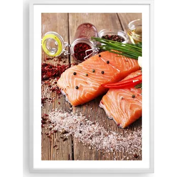 Obraz Plakát v bílém rámu do obýváku ložnice 50x70 gastronomie moderní obraz