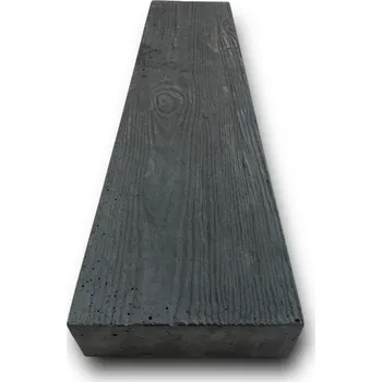 Dlažba Báča Beton Betonový pražec v imitaci dřeva (60 × 15 × 5 cm) Barva: Antracit