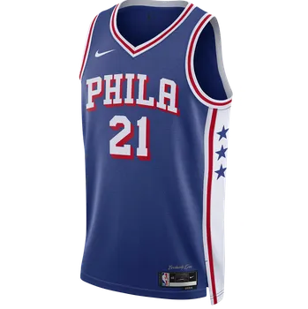 Dres Nike NBA Philadelphia 76ers Embiid Jersey dx8620-401 Velikost M