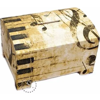 Pokladnička dekordrevo.cz Dřevěná pokladnička Hudební