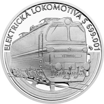 2024 - Stříbrná mince Elektrická lokomotiva S 699.001 - Na kolech
