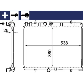 Chladič motoru Chladič, chlazení motoru MAHLE CR 2014 000S