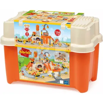 ostatní stavebnice Abrick velká stavba s dráhou v boxu