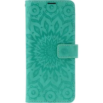 Pouzdro na mobilní telefon Pouzdro Xiaomi Redmi 14C knížkové Mandala zelená (kryt neboli obal na Xiaomi Redmi 14C)