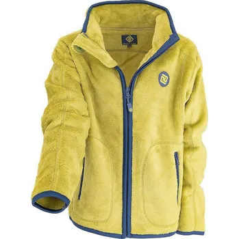 Pidilidi Mikina dětská chlupatá se stojáčkem, žlutá Vel. 158