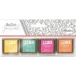 Aladine Razítkovací polštářky Stampo Bullet Journal 4 ks - Pastel