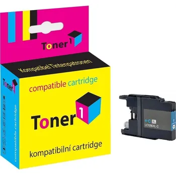 Cartridge Brother LC-1280XLC - LC1280XLC kompatibilní azurová Toner1