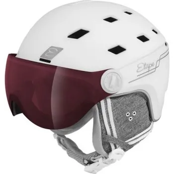 Etape – dámská lyžařská přilba MADONNA PRO, bílá/šedá mat - Etape – dámská