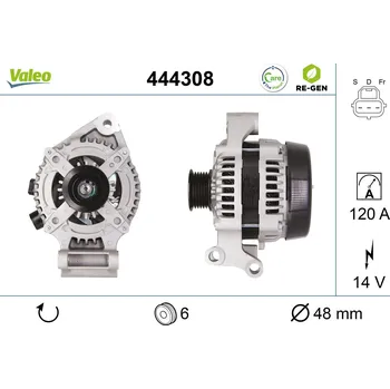 Alternátor generátor VALEO 444308