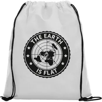 Vak na záda - The earth is flat Bílá