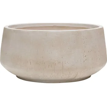 Květináč Baq Raindrop Bowl Beige Ø 55 cm / V 26 cm