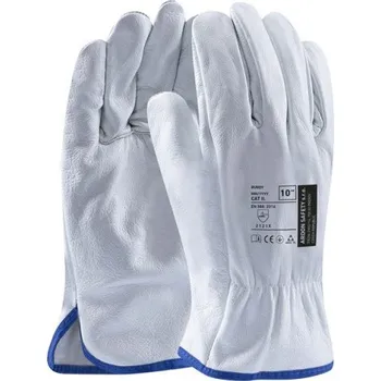 Pracovní rukavice ARDON Rukavice BUNDY, celokožené A1096/11 Bílá 11 Standartní