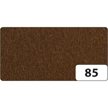 Dekorační filc A4 hnědý 10ks