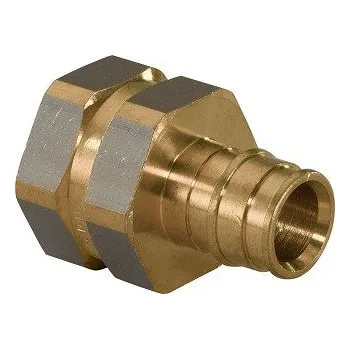 Vodovodní potrubí UPONOR PE-XA Q&E přechod 20x1/2", vnitřní závit, násuvný, voda, mosaz