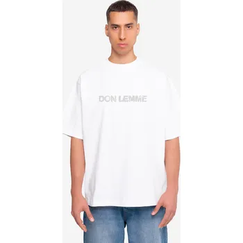 Pánské tričko Don Lemme Pánské oversized triko Lustre - white Velikost: M