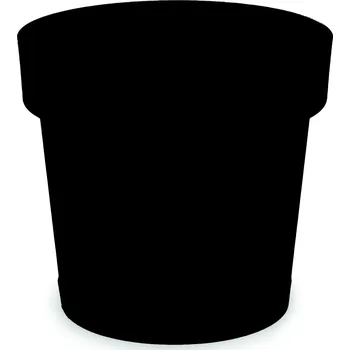 Květináč Gardino Gardino, Květináč MELROSE GLAMOUR průměr 20 cm, vysoký 21 cm, antracit