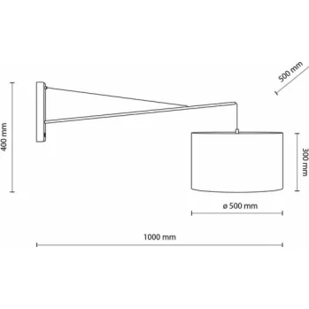 Nástěnné svítidlo Nástěnné svítidlo TK Lighting Glorii 6639, 15 W, E27