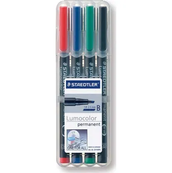 Kancelářské potřeby Staedtler STAEDTLER LUMOCOLOR B FILM 4ks - S314WP4