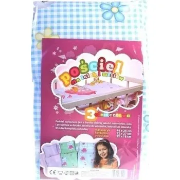 Panenka Pościel do łóżeczka dla lalek i misiów MIX