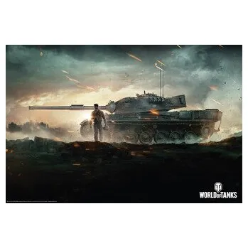 Plakát Plakát, Obraz - World of Tanks - Man and Machine, 91.5 × 61 cm
