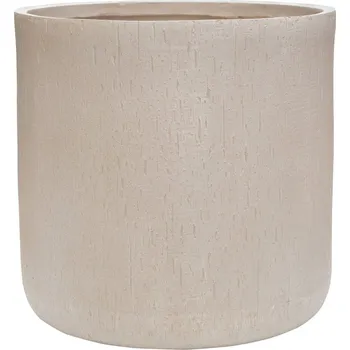 Květináč Baq Raindrop Cylinder Beige Ø 51 cm / V 49 cm