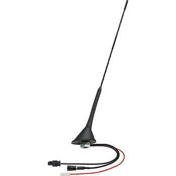 Autoanténa AM/FM/DAB střešní aktivní anténa se svodem