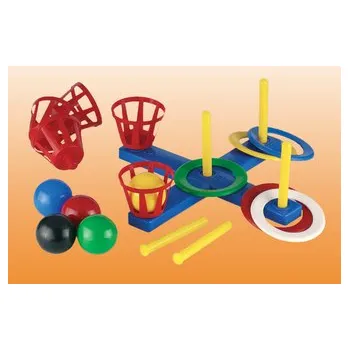 Hra na zahradu HÁZECÍ KŘÍŽ S KOŠÍKY A KOULEMI