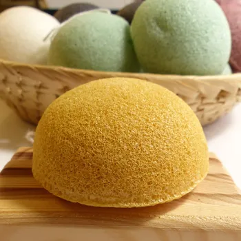 Houbička Konjac houbička žlutá (Konjac houbička na čištění pleti)