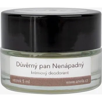 Anela Jemný krémový deodorant Důvěrný pan Nenápadný 5 ml
