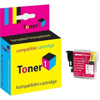 Cartridge Brother LC-980M - LC980M kompatibilní purpurová Toner1