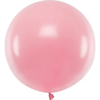 PartyDeco Balon latex růžový světlý pastelový, 60 cm