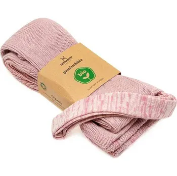 Dívčí legíny Tatrasvit Dětské legíny s kšandami VILKO ze 100% bio bavlny růžové 110-116