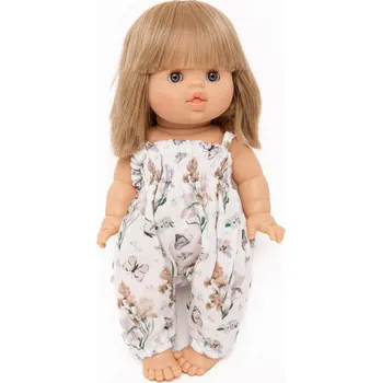 Kojenecký overall Overal pro panenku 34 cm By Loli - Romance - Flowers