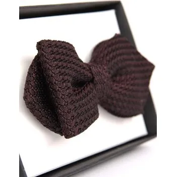 Motýlek ELSNER Motýlek DIAMOND Z GRENADYNY GARZA GROSSA A6189 Bordó OS