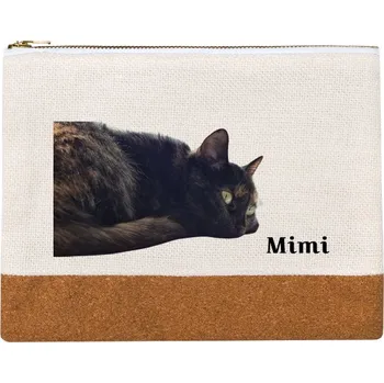 Penál Penál lněný s potiskem Penál lněný