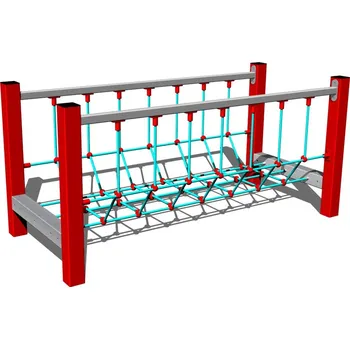 Dětské hřiště Playground System HERNÍ SESTAVA - Lanová lávka, celokovová