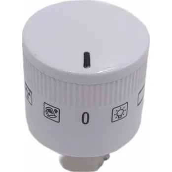 Náhradní knoflík přepínaní funkcí trouby sporáku Mora, Gorenje 374648, 230655 - bílý